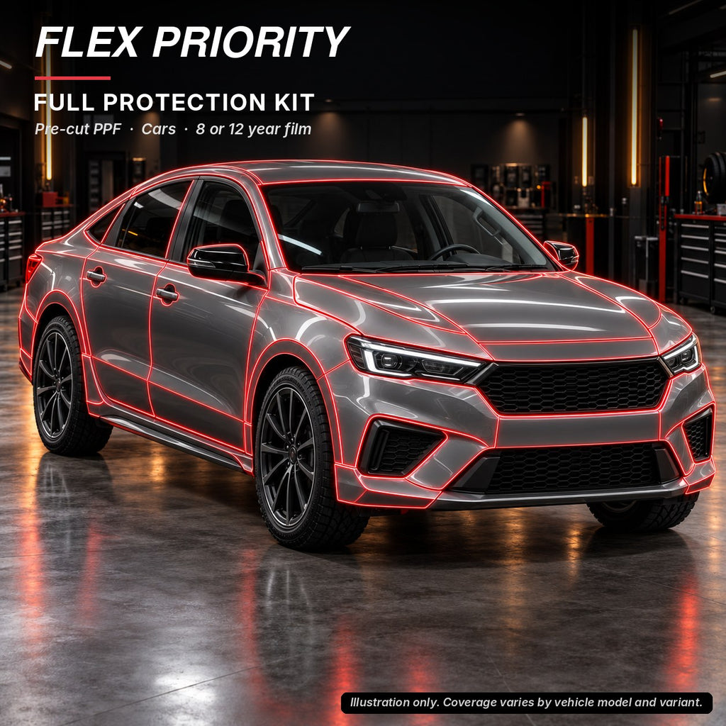 Flex Priority pre-cut full protection PPF kit - car