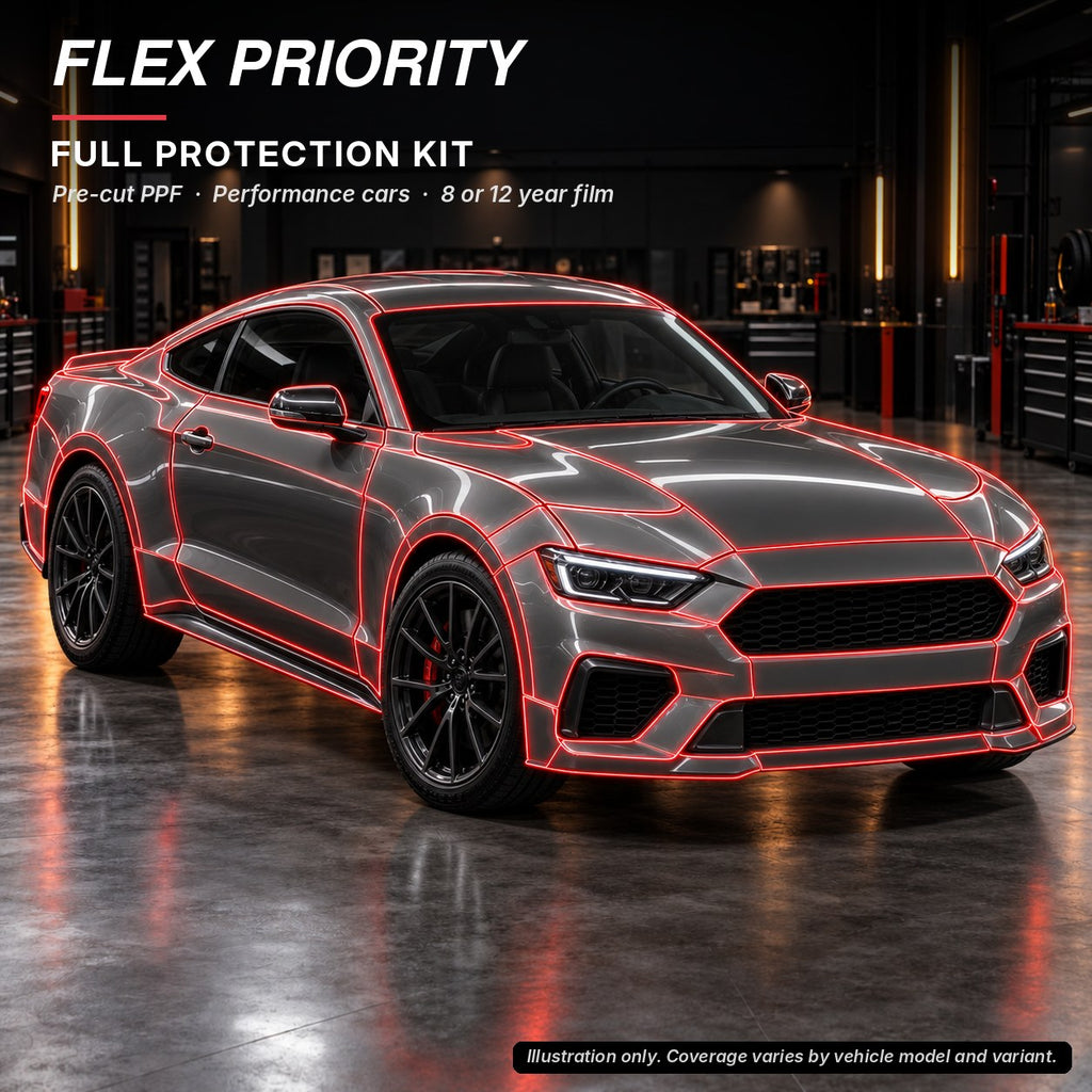 Flex Priority pre-cut full protection PPF kit - performance car