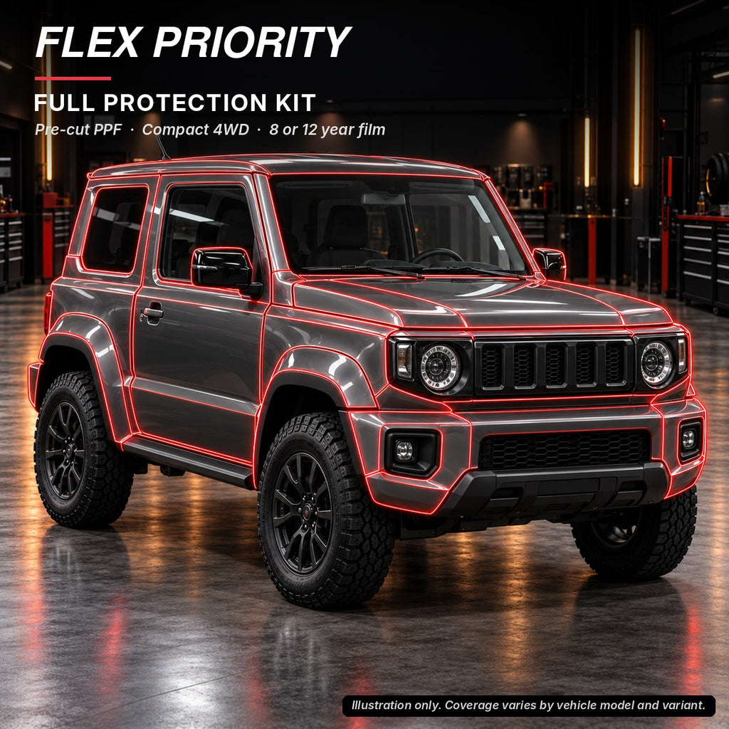 Flex Priority pre-cut full protection PPF kit - compact 4WD
