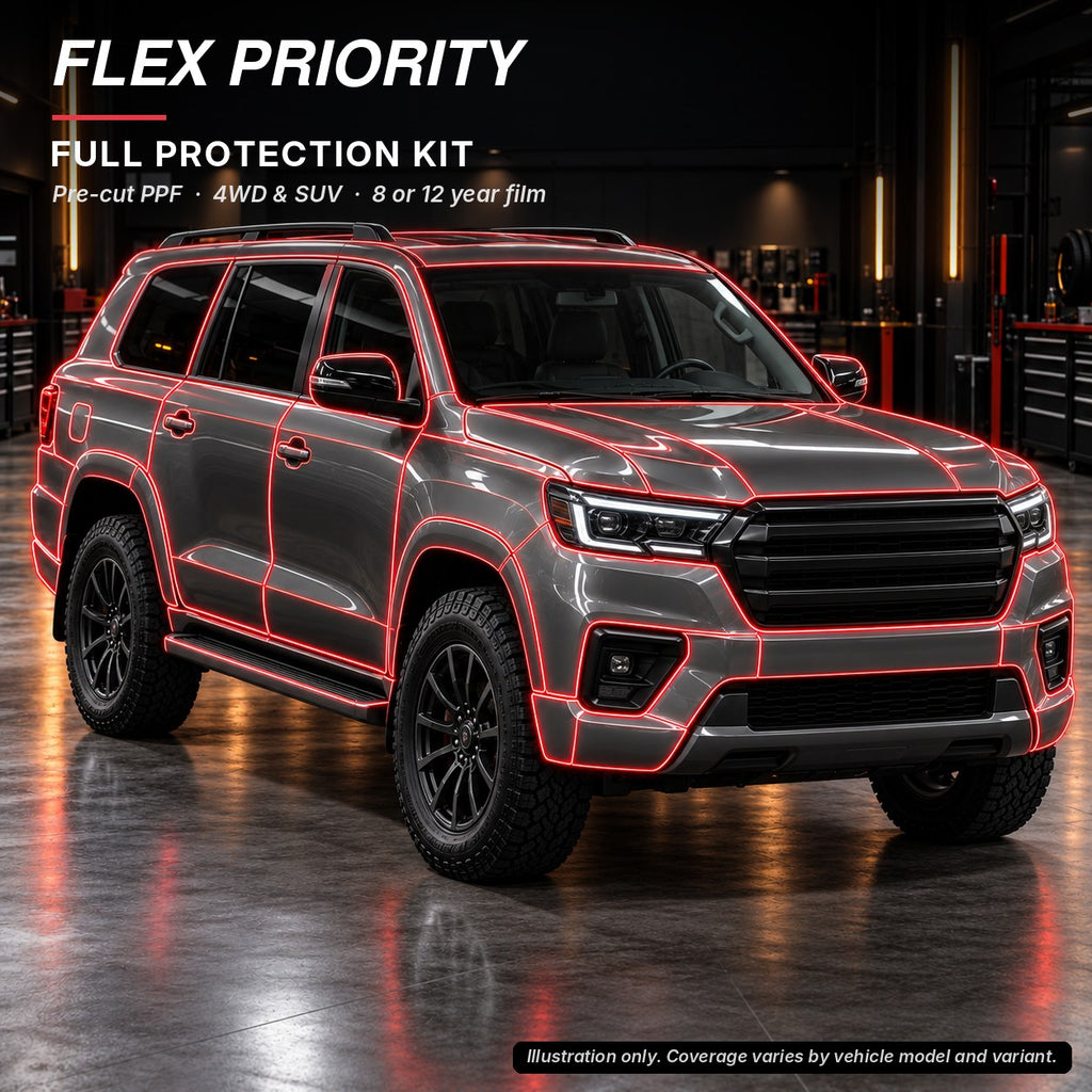 Flex Priority pre-cut full protection PPF kit - SUV and 4WD