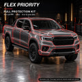 Flex Priority pre-cut rear bumper PPF section