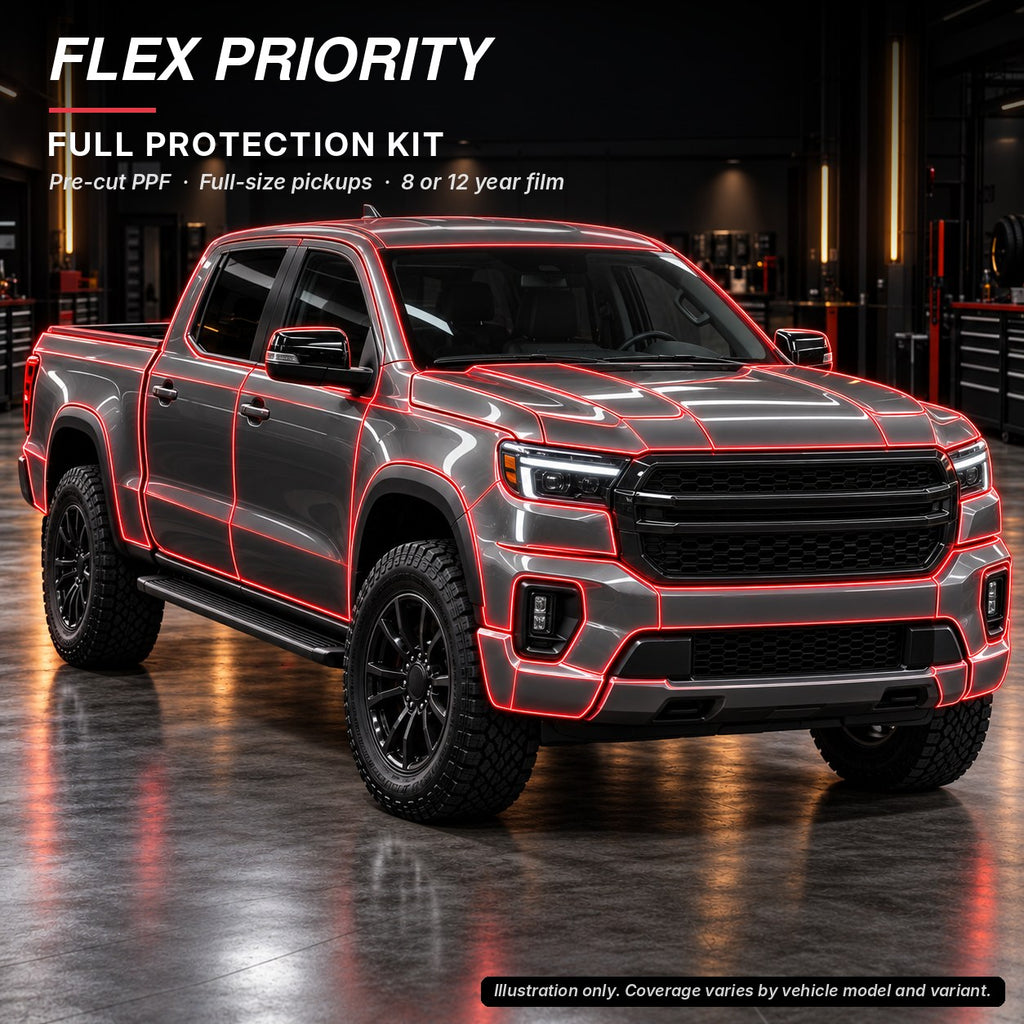 Flex Priority pre-cut full protection PPF kit - full-size pickup