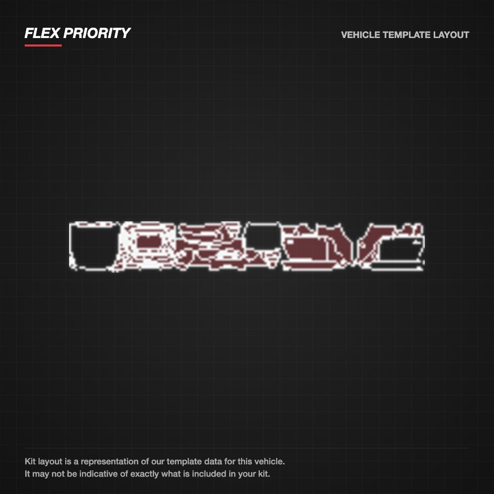 Aston Martin Vantage V8 2021 kit layout
