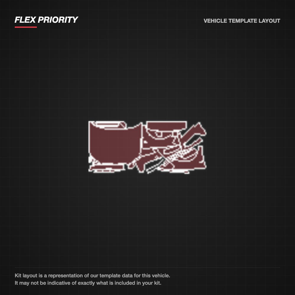 Audi A3 2013-2014 kit layout