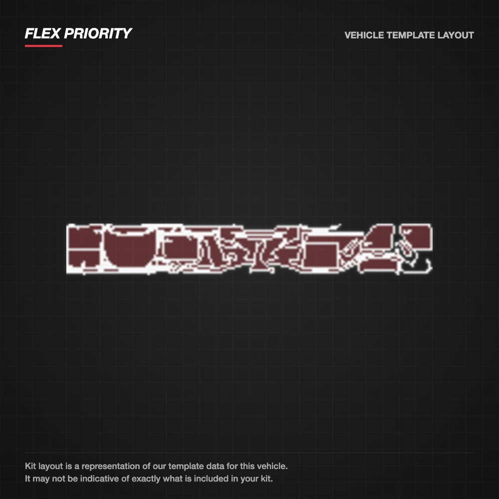 Audi A3 2025+ kit layout (template 1)