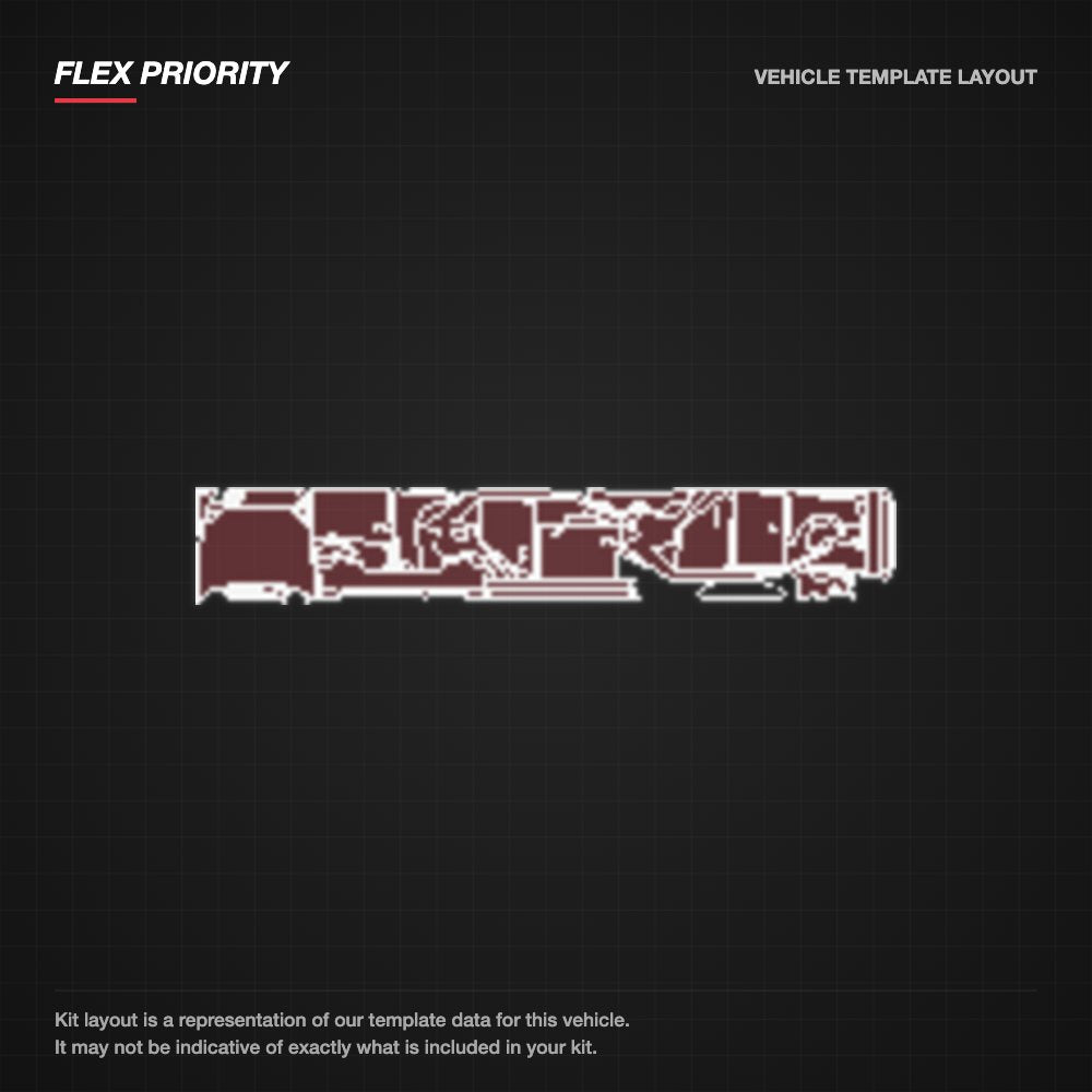 Audi A3 Hatchback 2017-2020 kit layout (template 2)