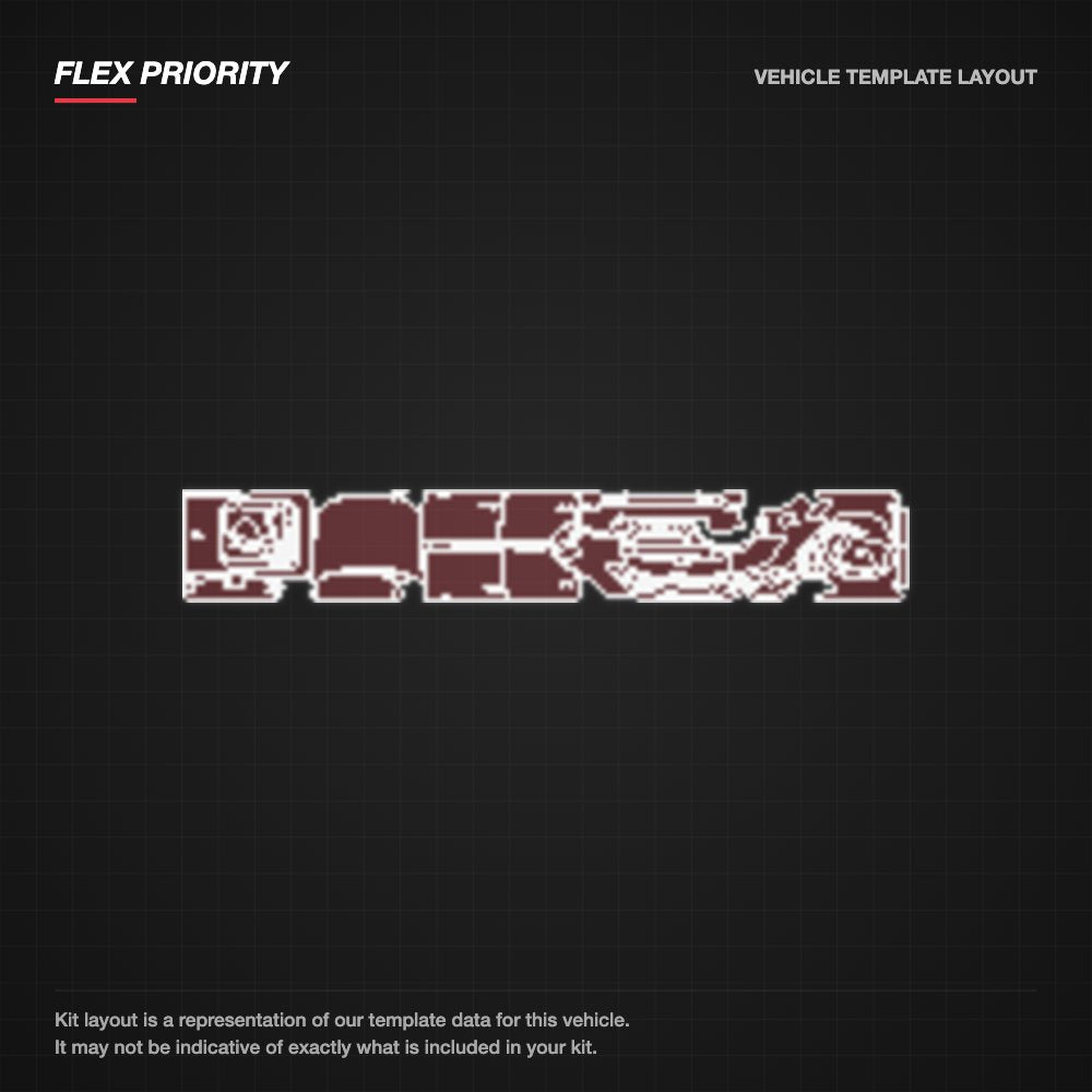 Audi Q3 SUV 2019-2025 kit layout (template 1)