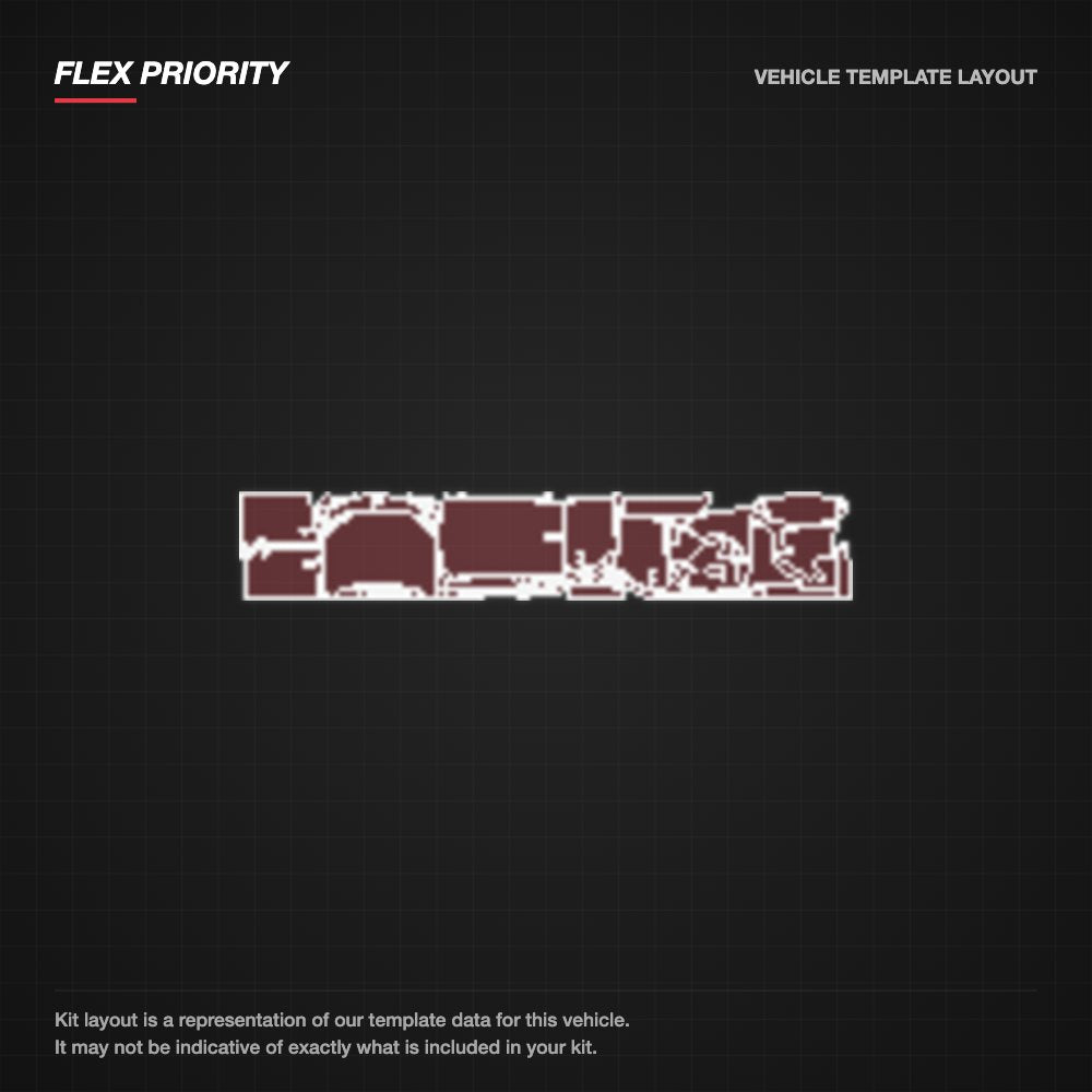 Audi Q3 SUV 2026+ kit layout (template 1)