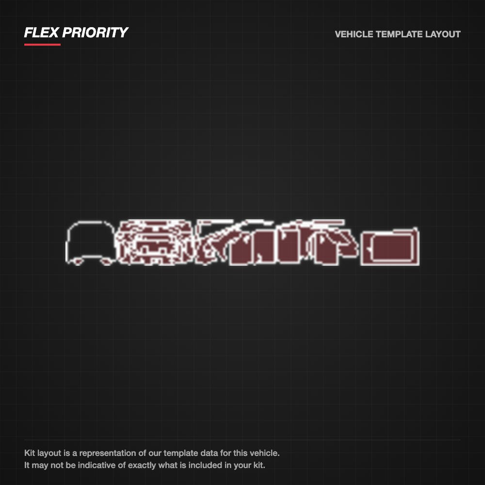 Audi Q5 SUV 2015-2016 kit layout (template 1)