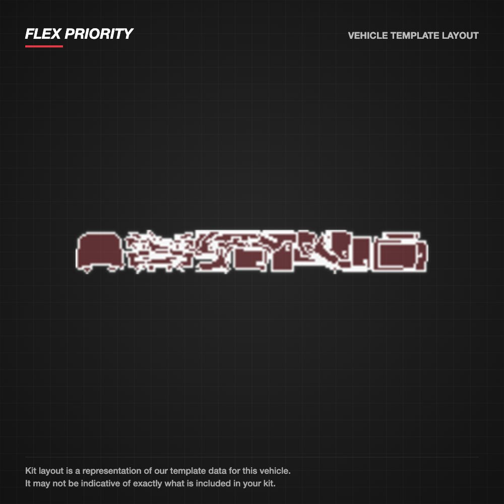 Audi Q5 SUV 2015-2016 kit layout (template 2)