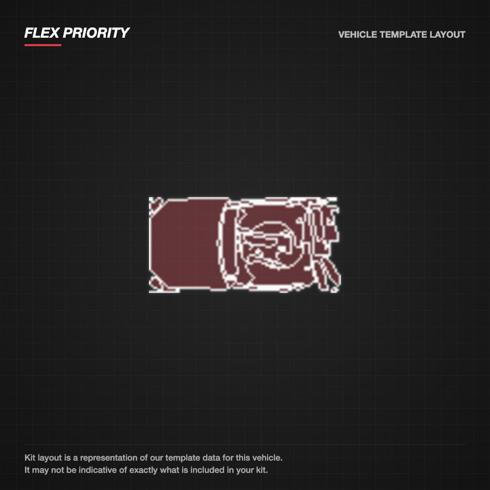 Audi A4 2006-2010 kit layout