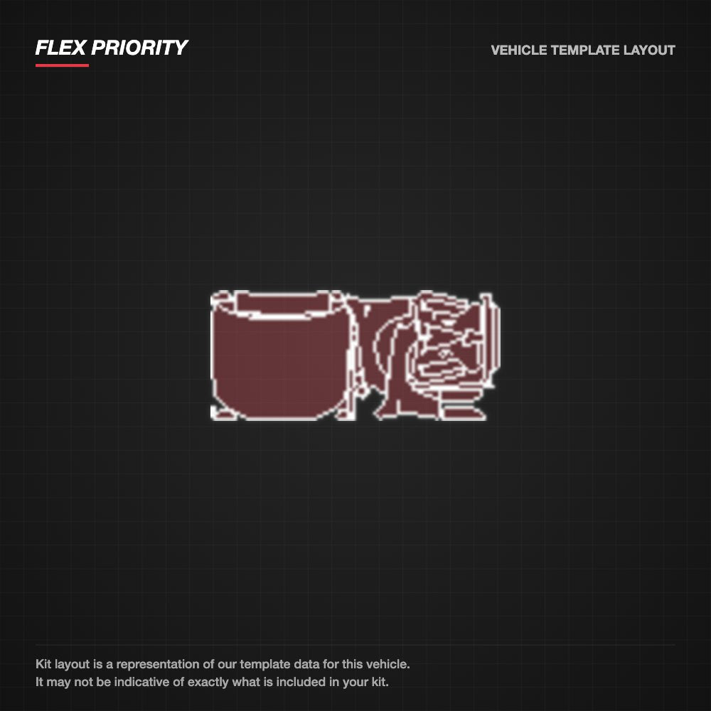 Audi A4 Avant 2013-2019 kit layout