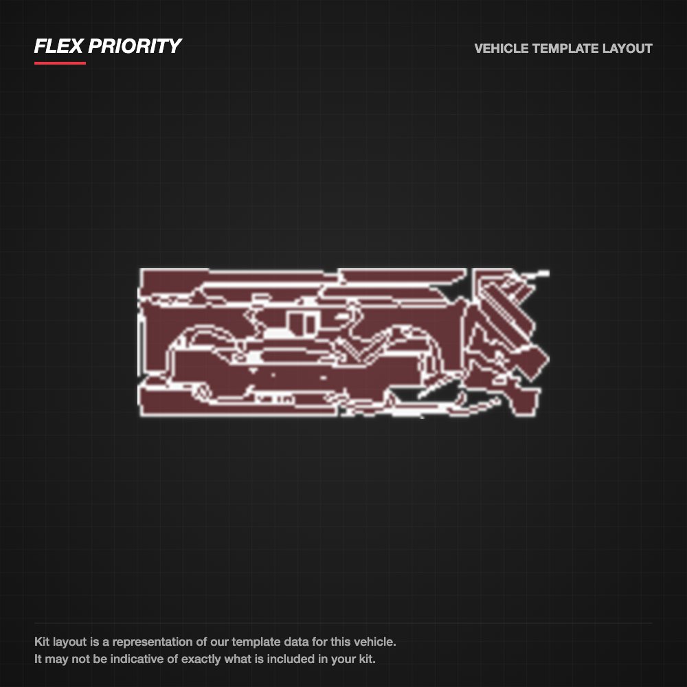 Audi RS5 Coupe 2015-2018 kit layout (template 1)