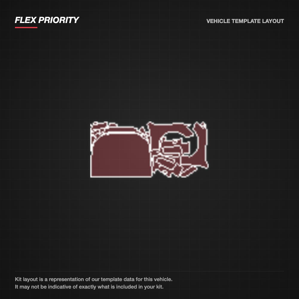 Audi S5 Coupe 2012-2015 kit layout