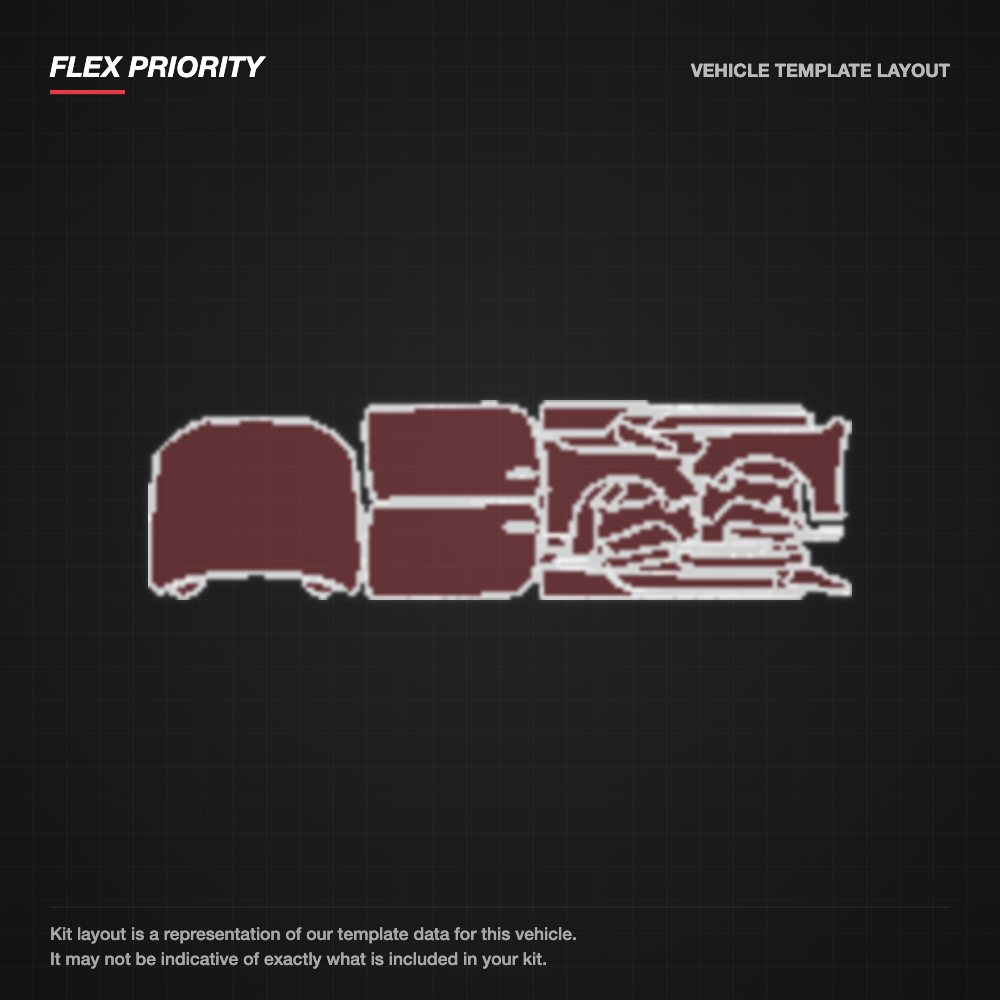 Audi A5 Coupe 2016 kit layout (template 2)