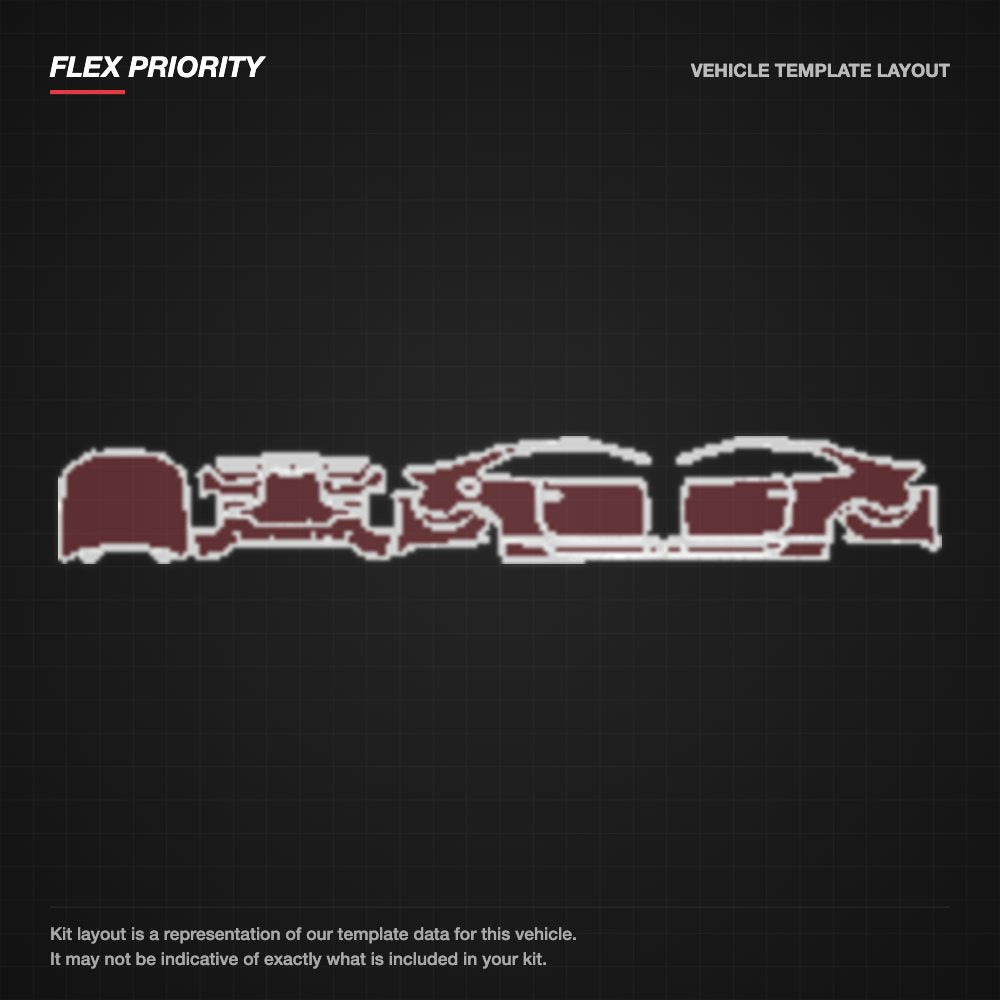Audi A5 Coupe 2016 kit layout (template 1)