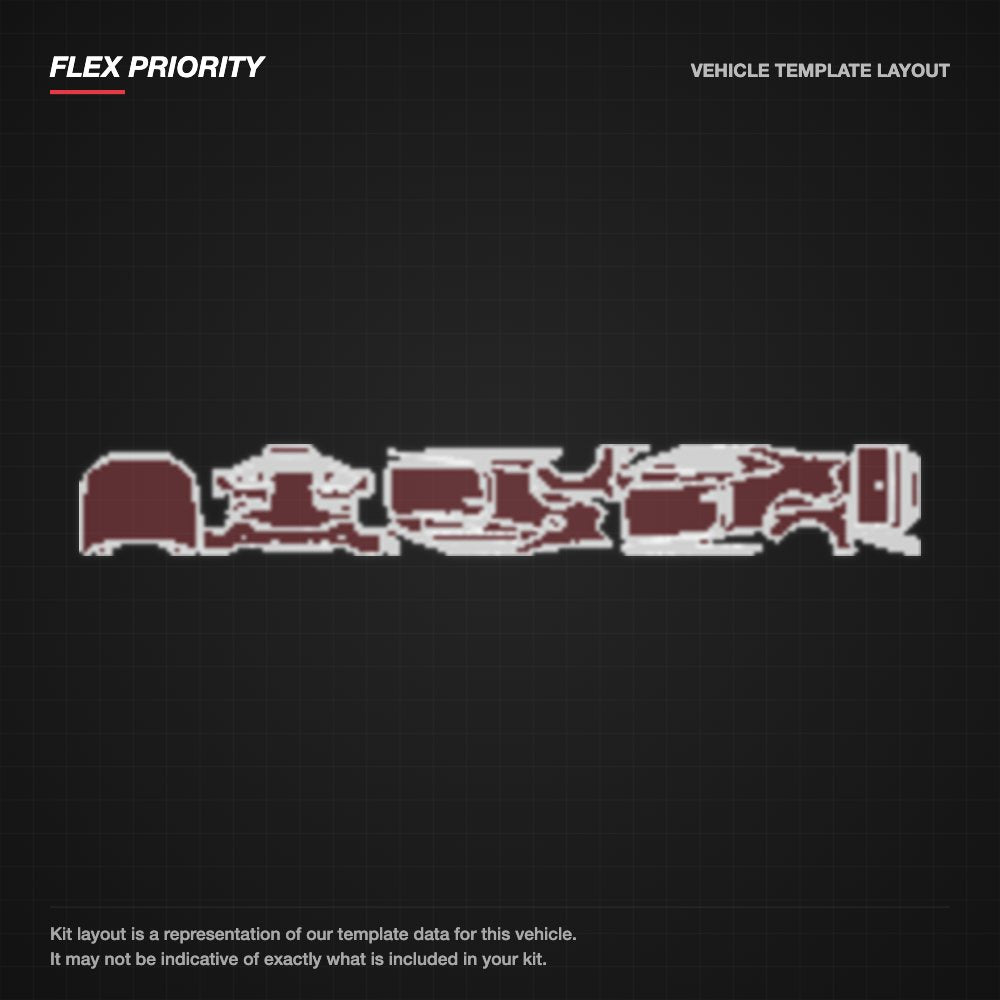 Audi A5 Coupe 2016 kit layout (template 4)