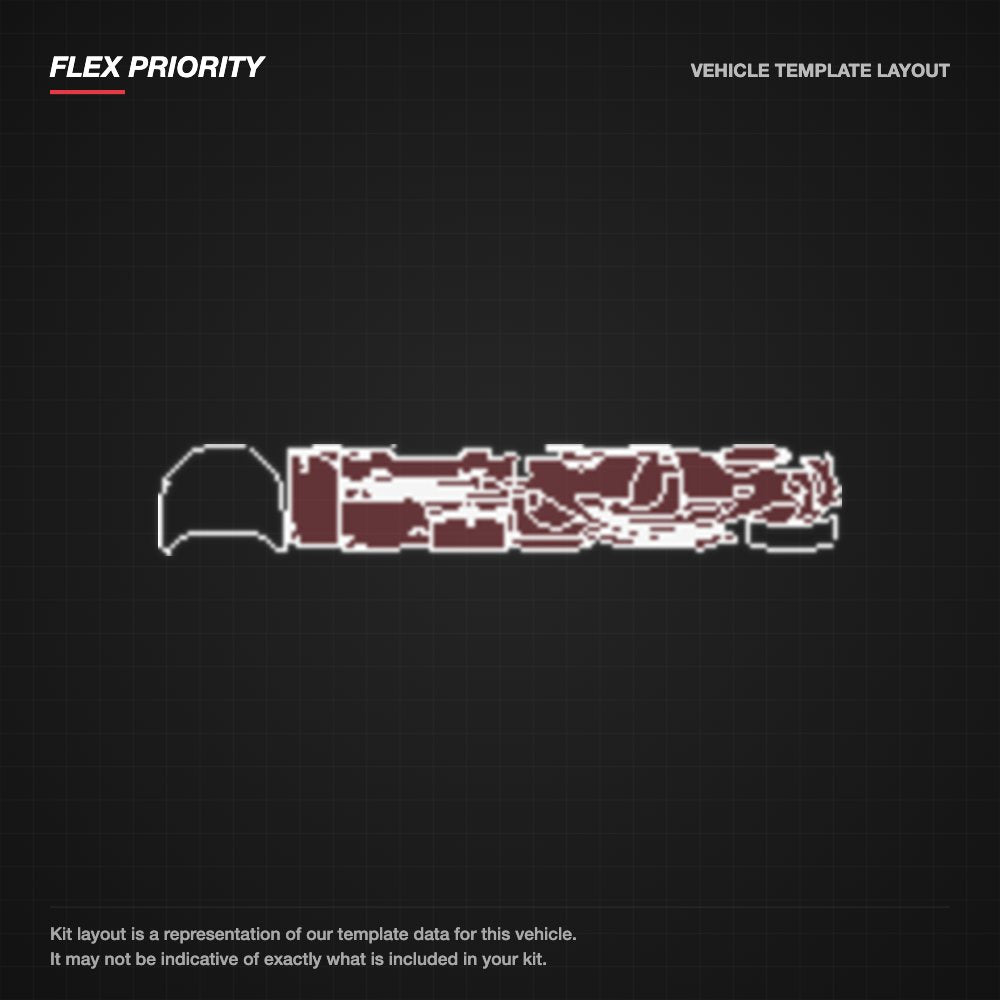Audi A5 Coupe 2017-2020 kit layout (template 3)