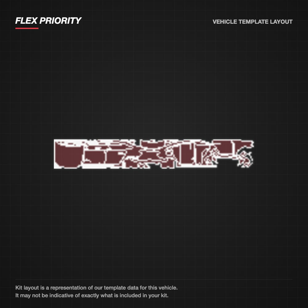 Audi A5 Sportback 2025+ kit layout (template 1)