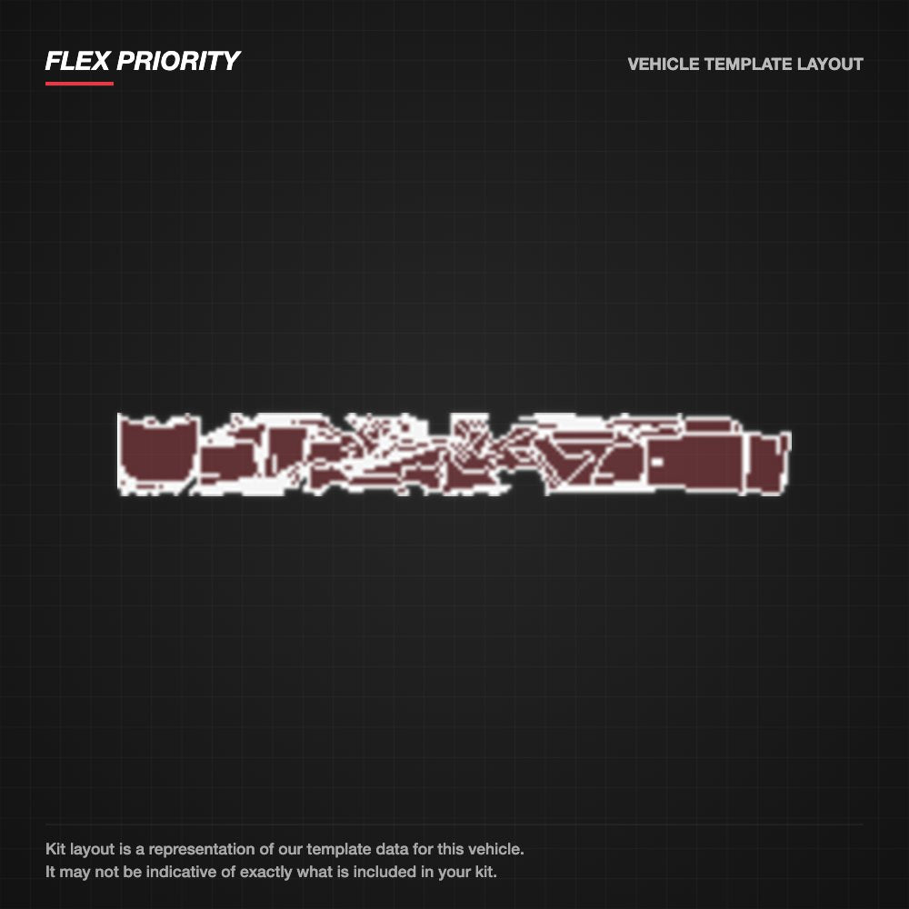 Audi A5 Avant 2025+ kit layout (template 1)
