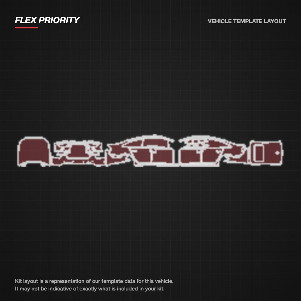 Audi A6 2016-2018 kit layout