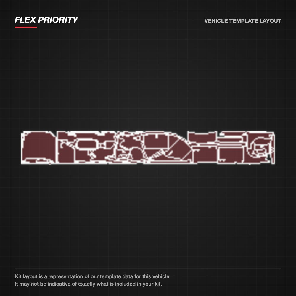 Audi A6 2024-2025 kit layout (template 1)