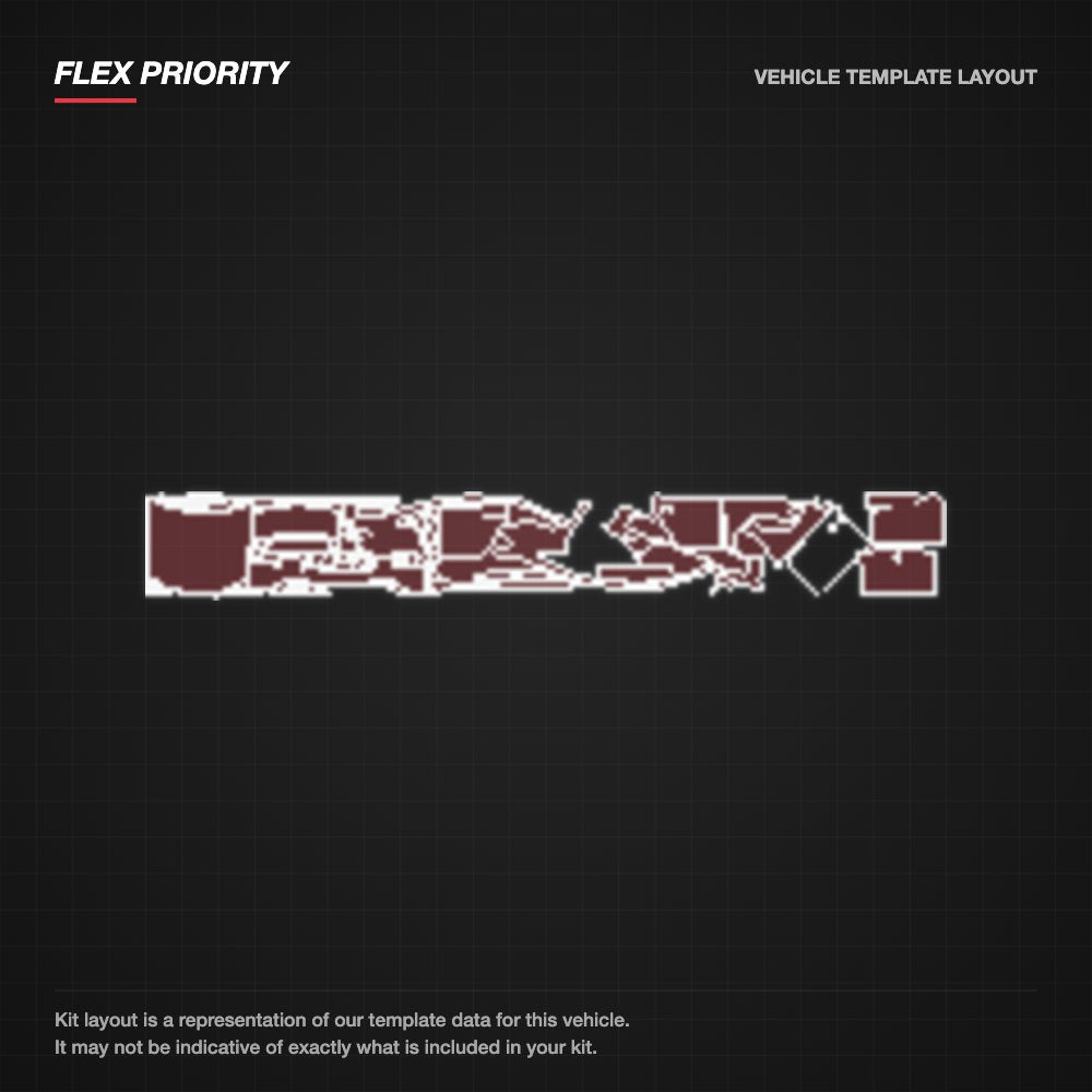 Audi A6 2024-2025 kit layout (template 2)