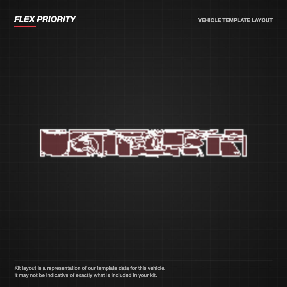 Audi A6 Avant 2020-2025 kit layout (template 1)