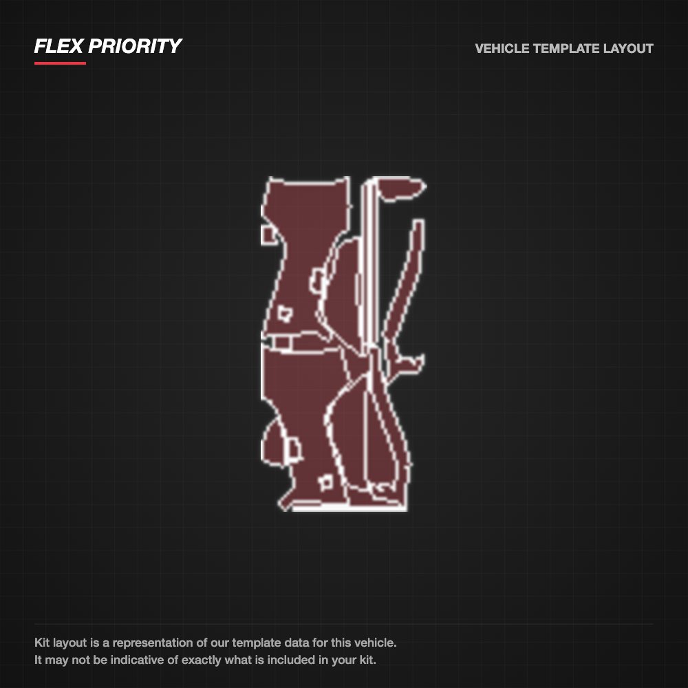 Audi A1 2015-2018 kit layout