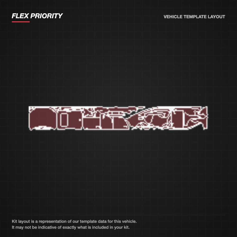 Audi A7 2016-2018 kit layout (template 2)