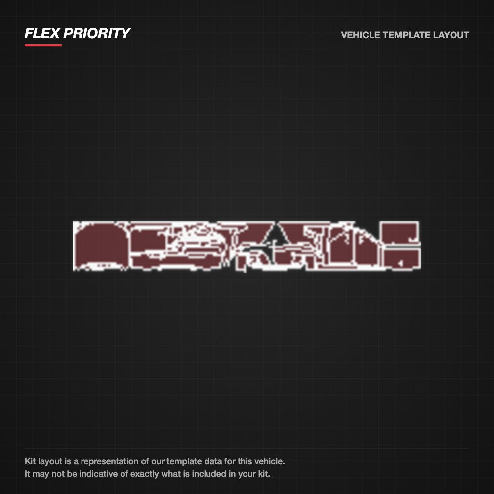 Audi A7 2019-2020 kit layout (template 2)