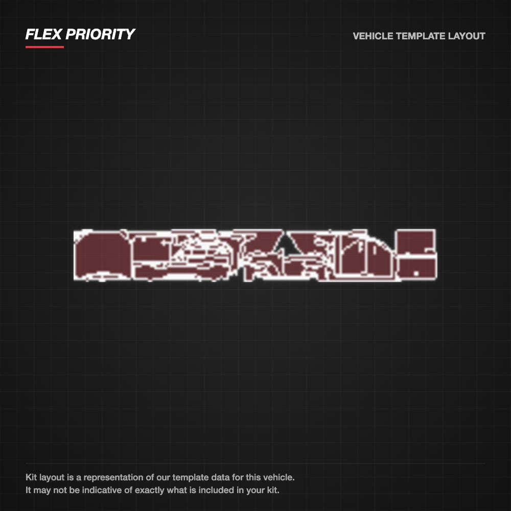 Audi A7 2021+ kit layout (template 2)