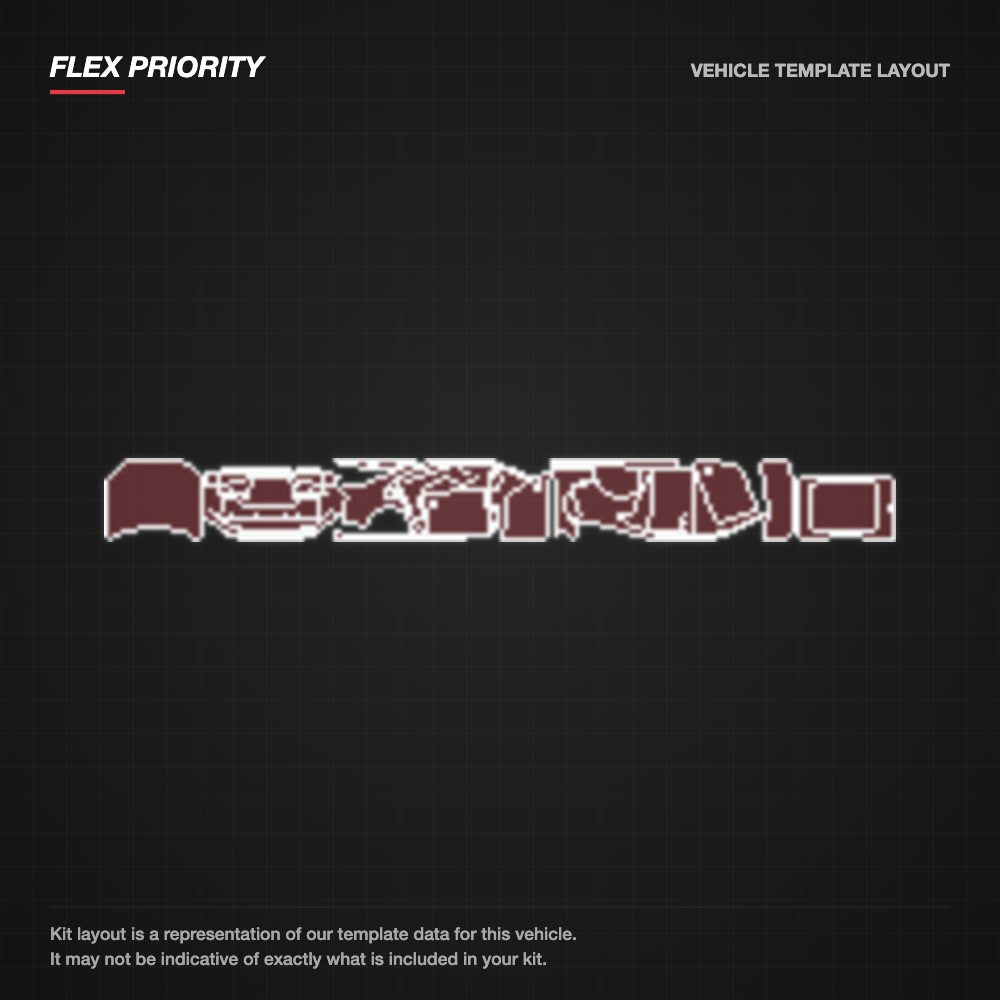 Audi A8 L 2016 kit layout (template 2)