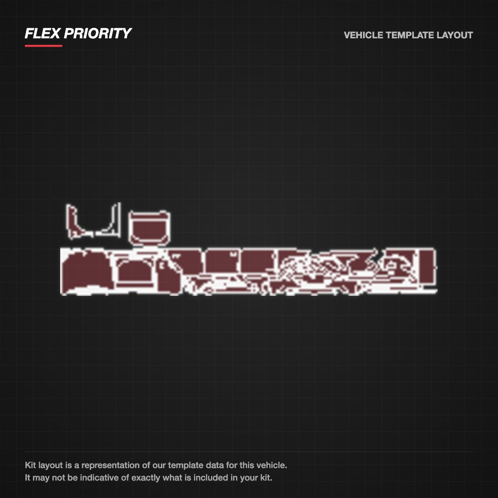 Mercedes-Benz AMG GLE Coupe 2020-2023 kit layout (template 1)