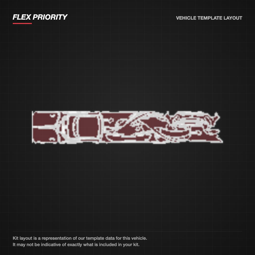 Mercedes-Benz AMG GT Coupe 2019-2021 kit layout (template 3)
