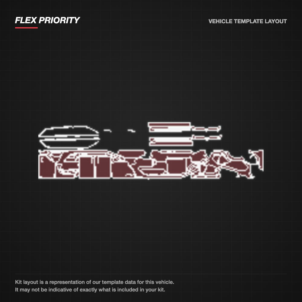 Mercedes-Benz AMG GLS SUV 2020+ kit layout