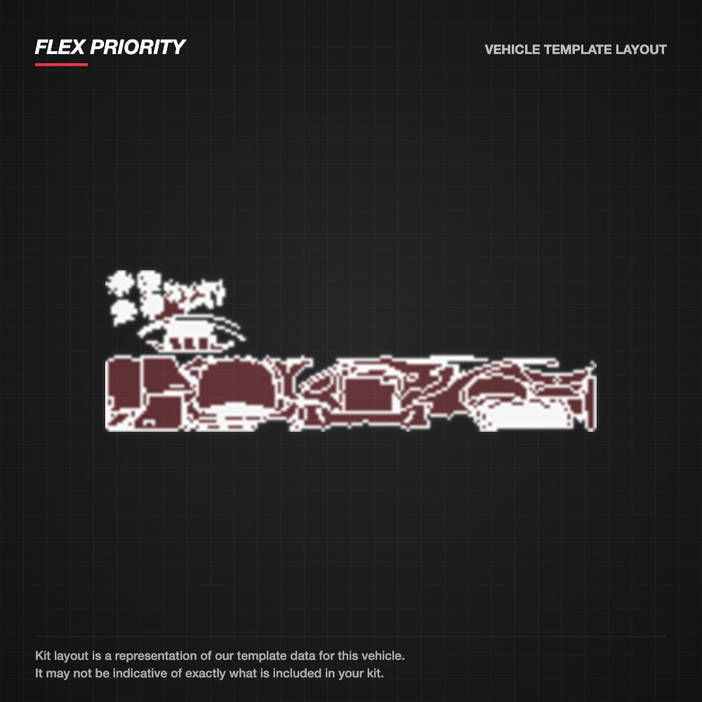 Mercedes-Benz AMG CLA 2017-2019 kit layout