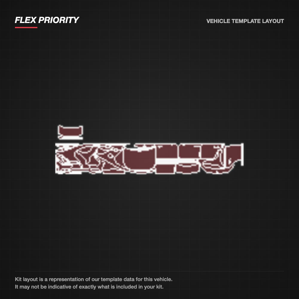 Mercedes-Benz AMG CLA 2020-2023 kit layout (template 1)