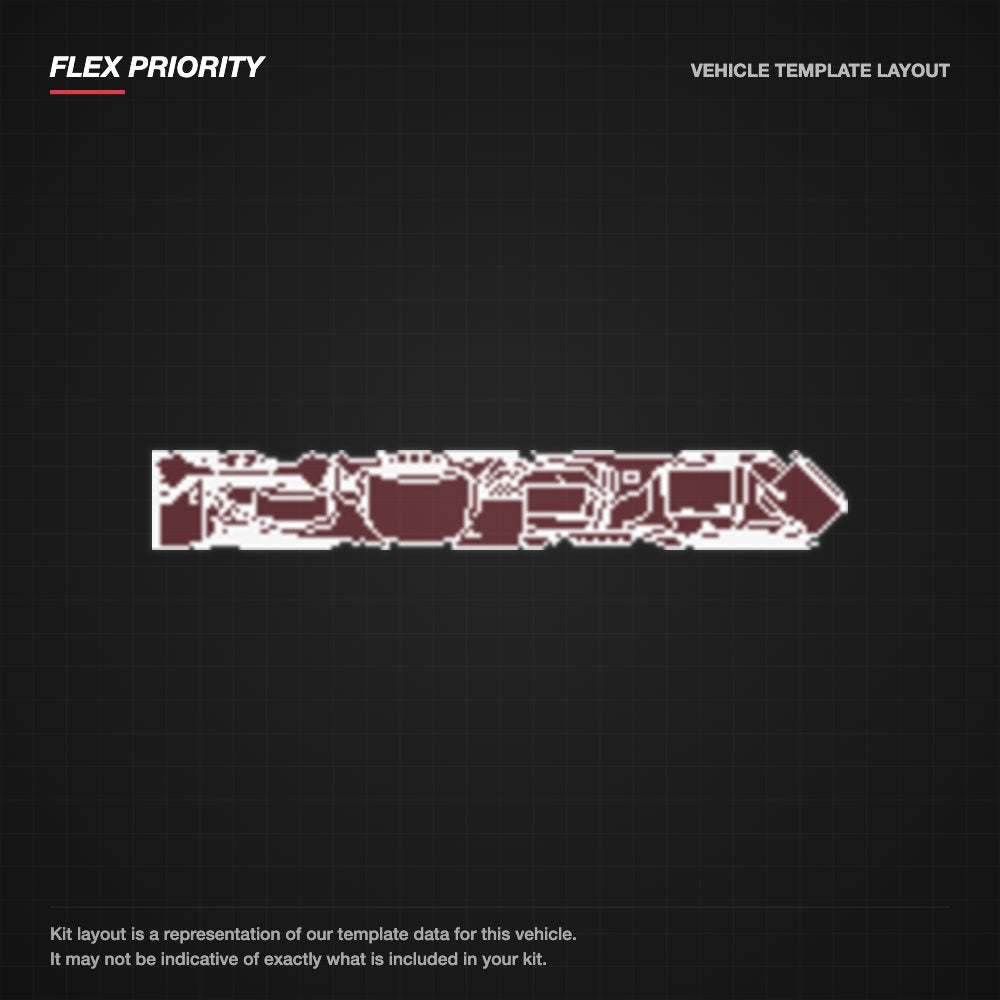 Mercedes-Benz AMG CLA 2020-2023 kit layout (template 3)