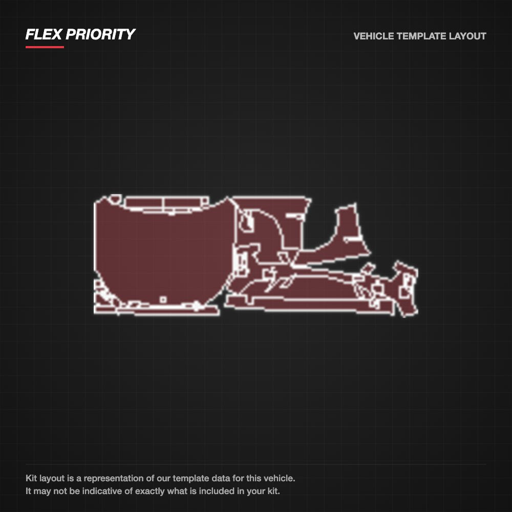 Mercedes-Benz AMG E-Class Sedan 2013-2014 kit layout