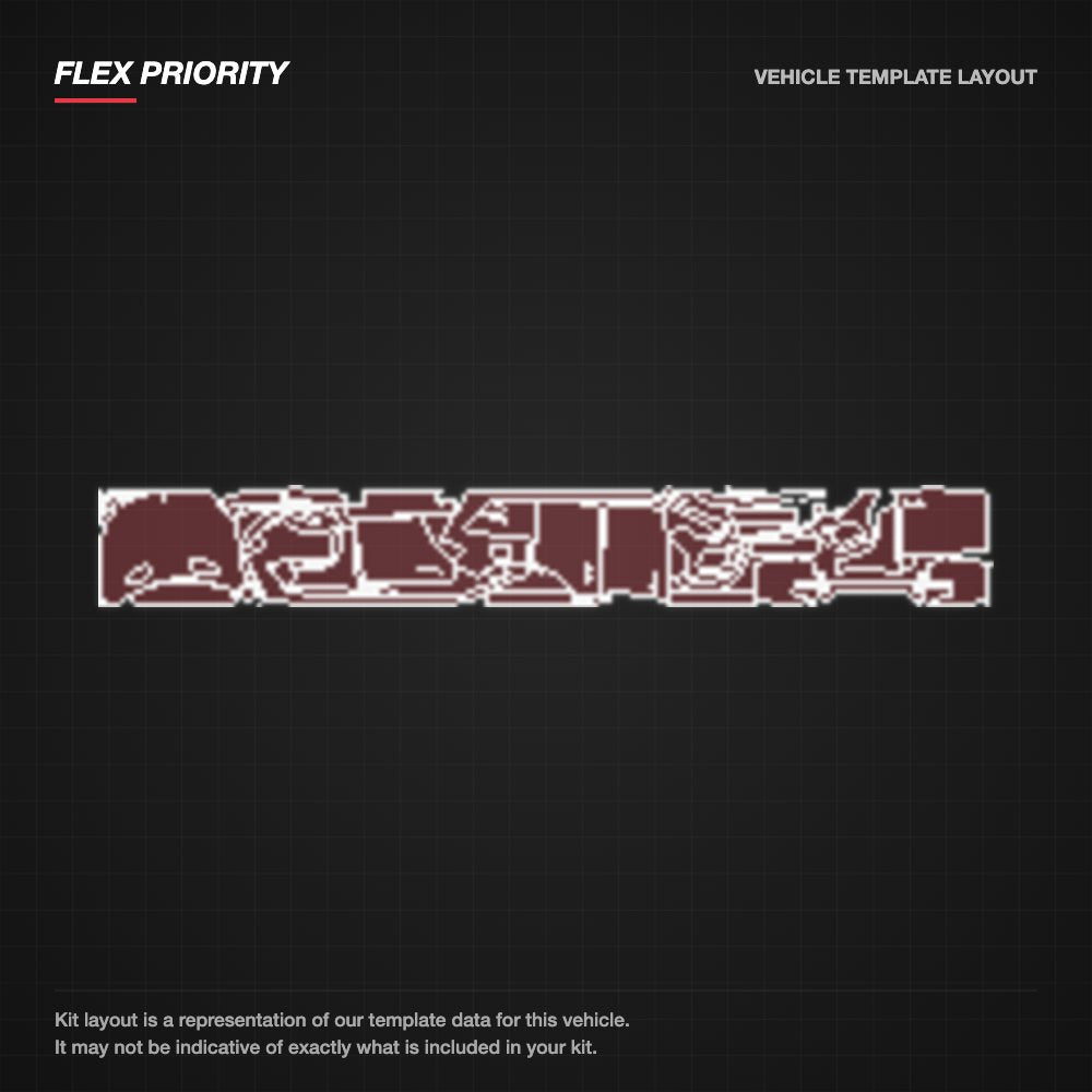 Mercedes-Benz AMG GL63 2015+ kit layout