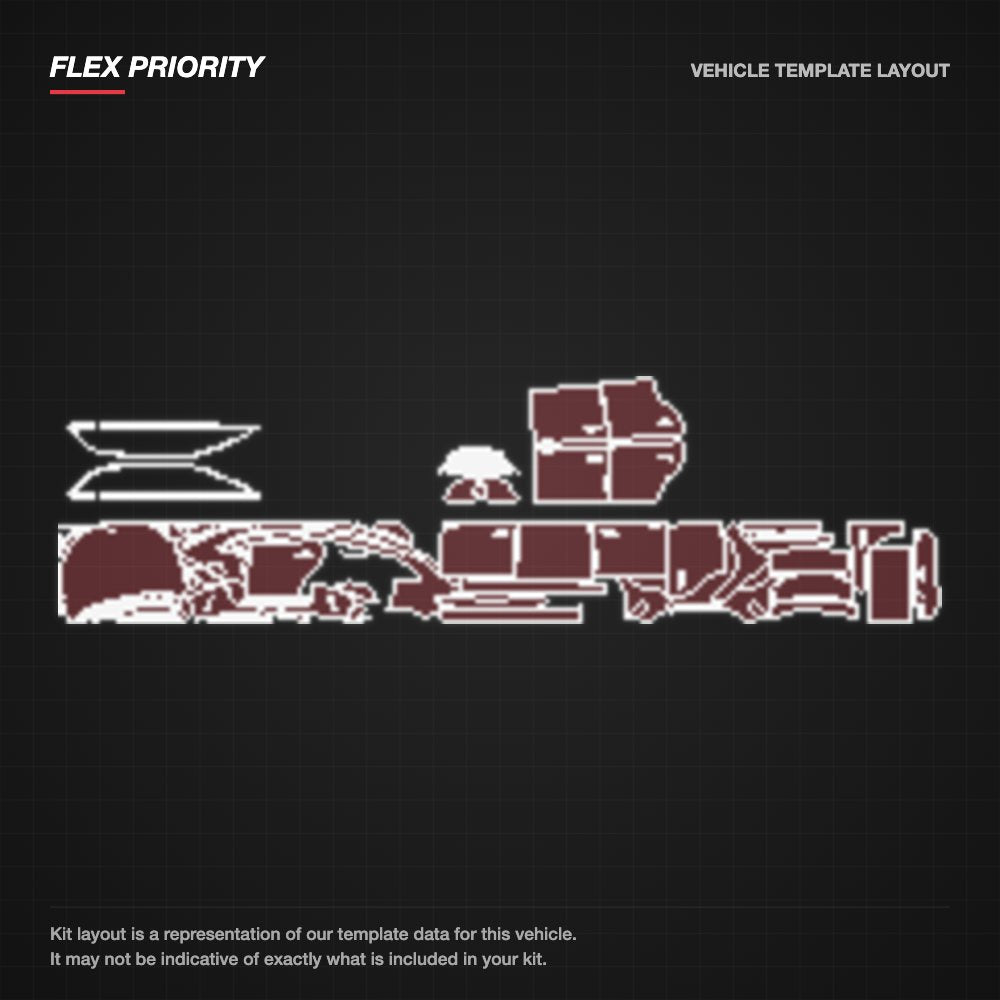 Mercedes-Benz EQE SUV 2023+ kit layout (template 1)