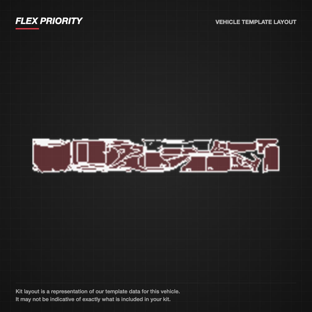Mercedes-Benz E-Class Sedan 2014-2015 kit layout (template 1)