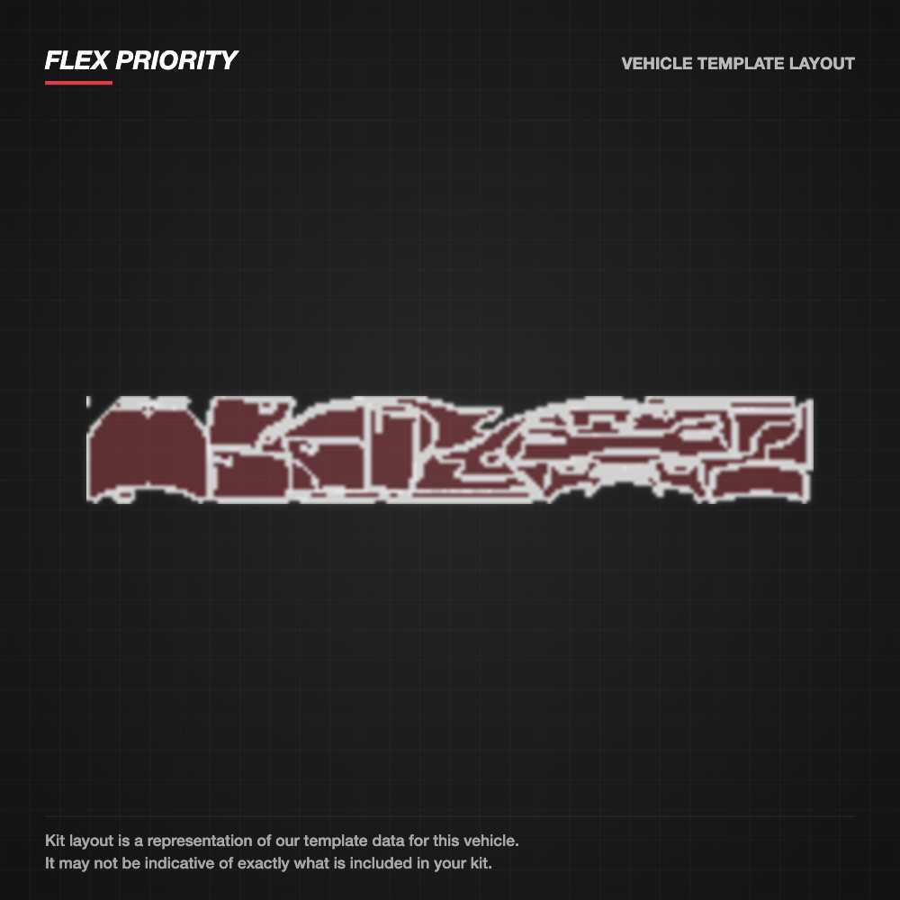 Mercedes-Benz E-Class Sedan 2016 kit layout (template 1)