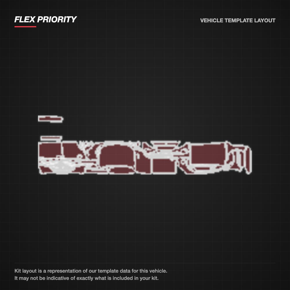 Mercedes-Benz GLA 2015-2016 kit layout (template 1)