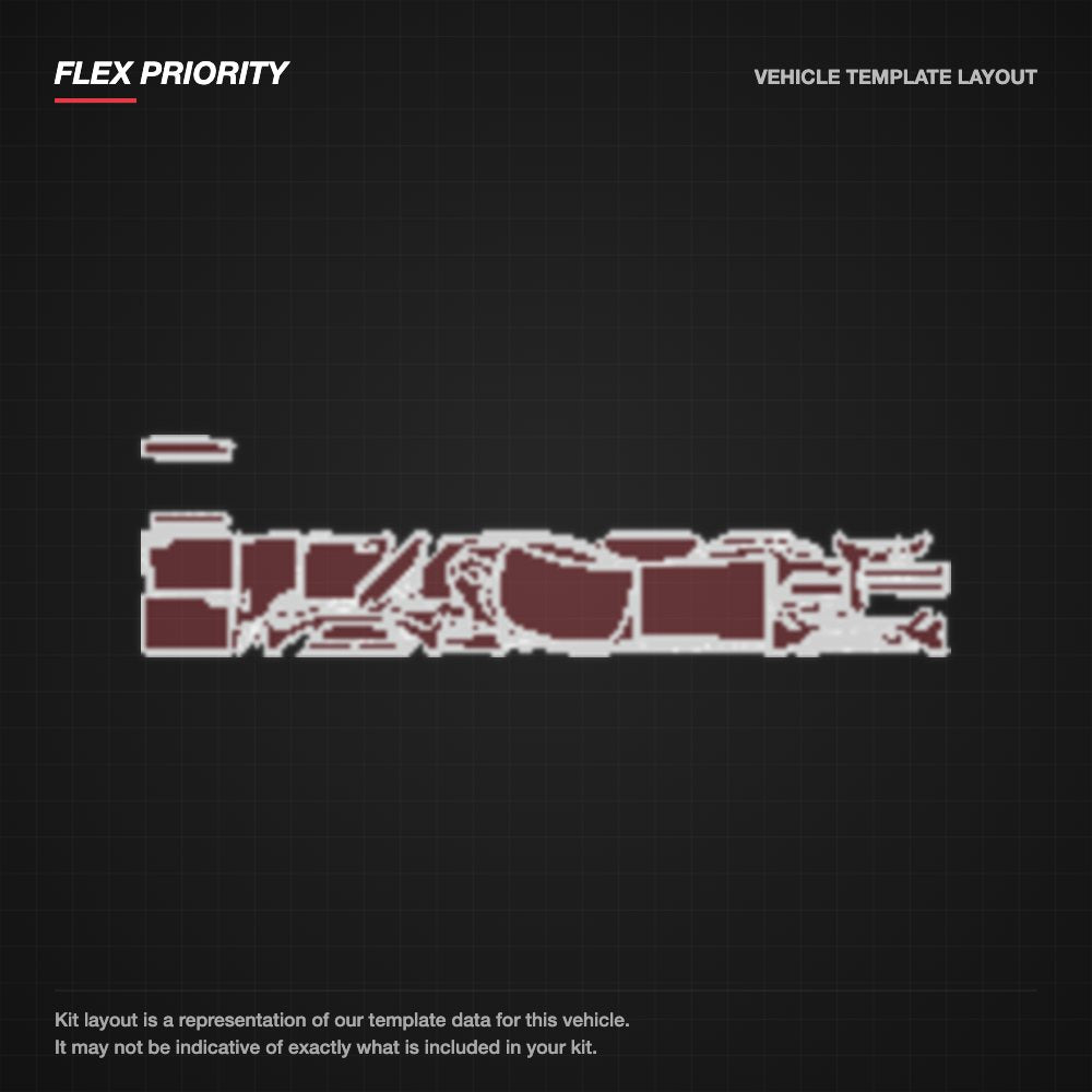 Mercedes-Benz GLA 2015-2016 kit layout (template 2)