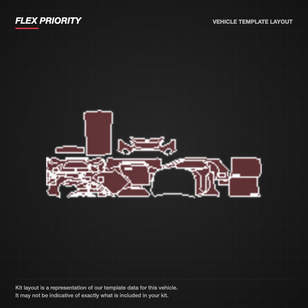 Mercedes-Benz GLA 2017-2019 kit layout (template 1)
