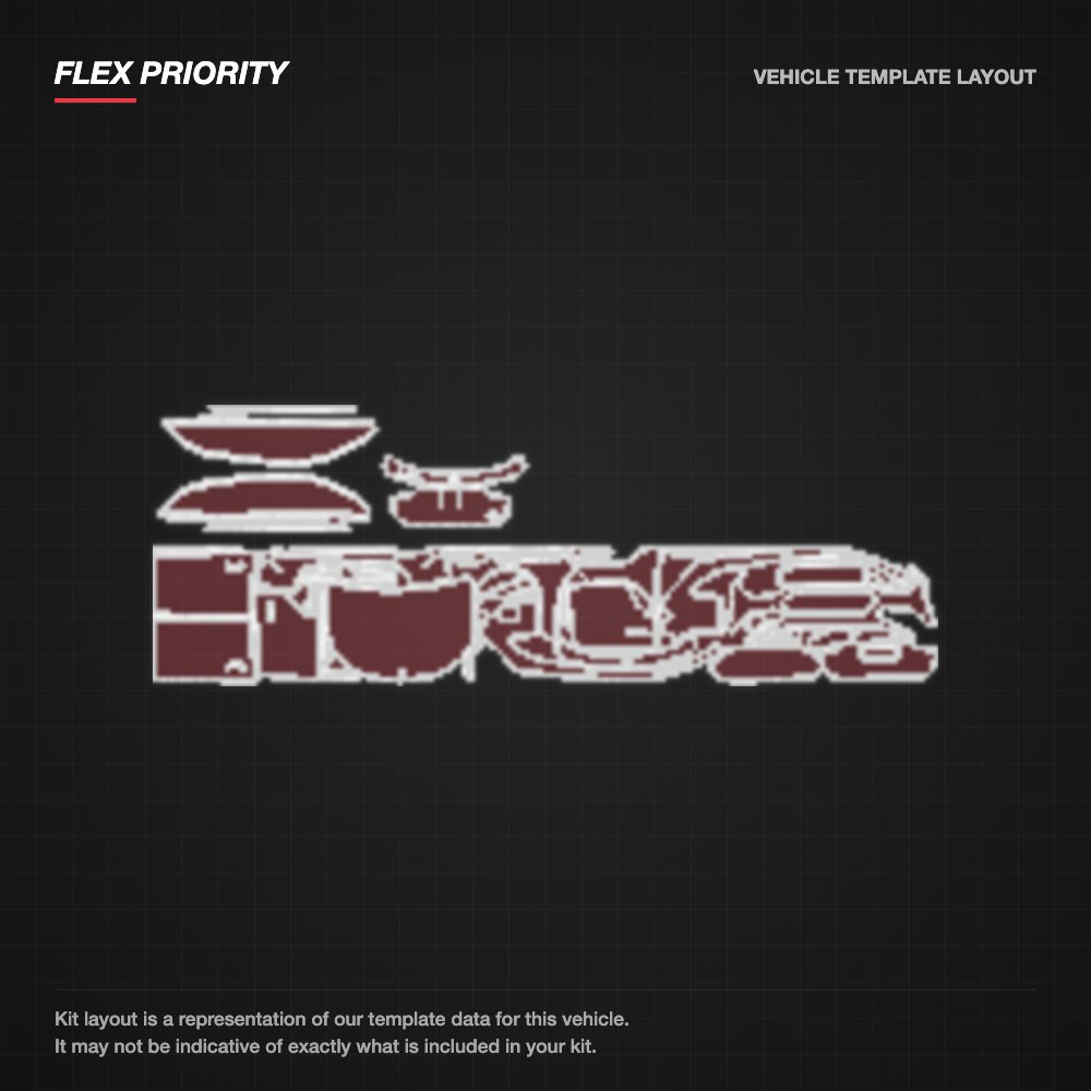 Mercedes-Benz GLA 2020-2023 kit layout (template 2)