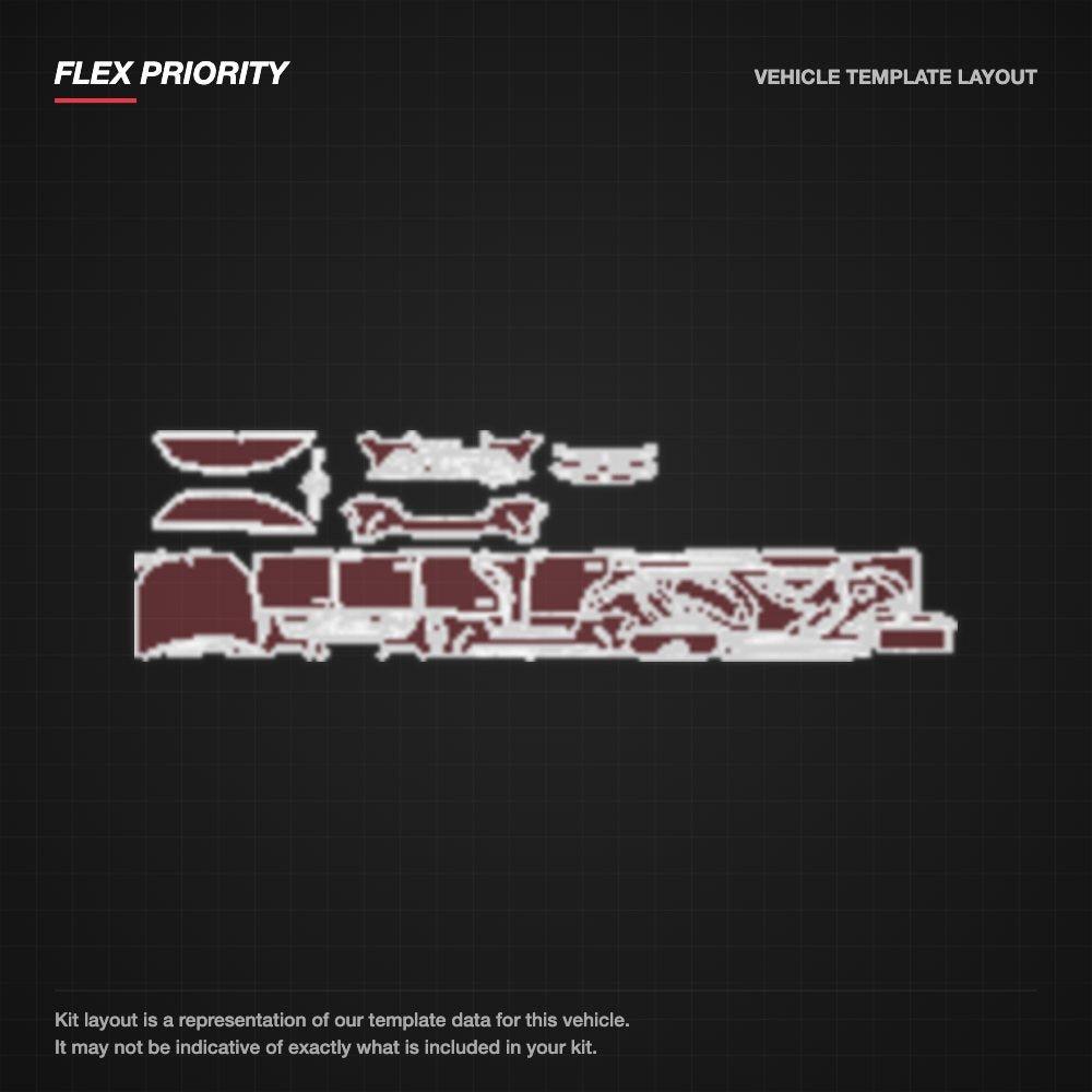 Mercedes-Benz GLE 2020-2023 kit layout (template 2)