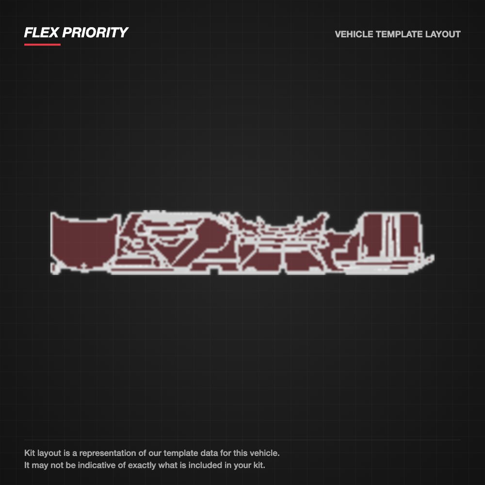 Mercedes-Benz GLK 2015+ kit layout (template 1)